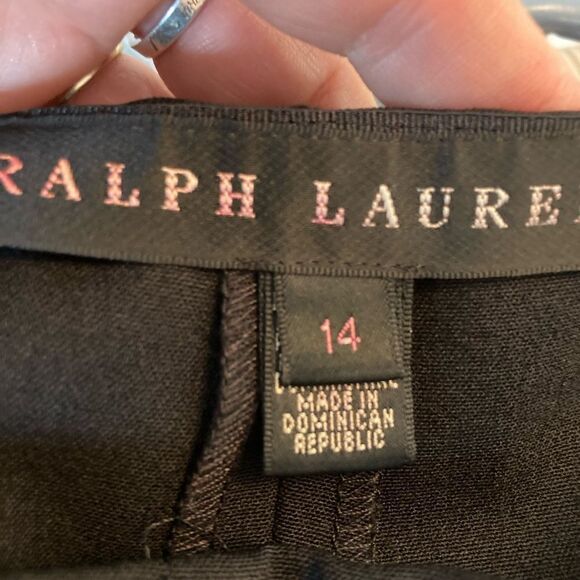 Ralph Lauren Black Label stretch wool flat front elegant slacks for RL Europe - Picture 4 of 11